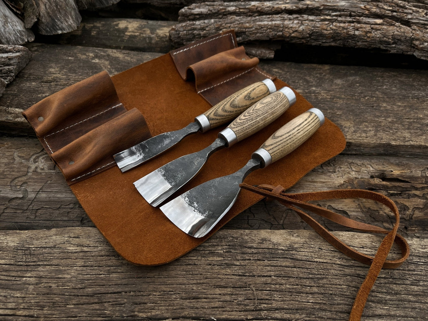 3-Piece Straight Rounded Chisel Set