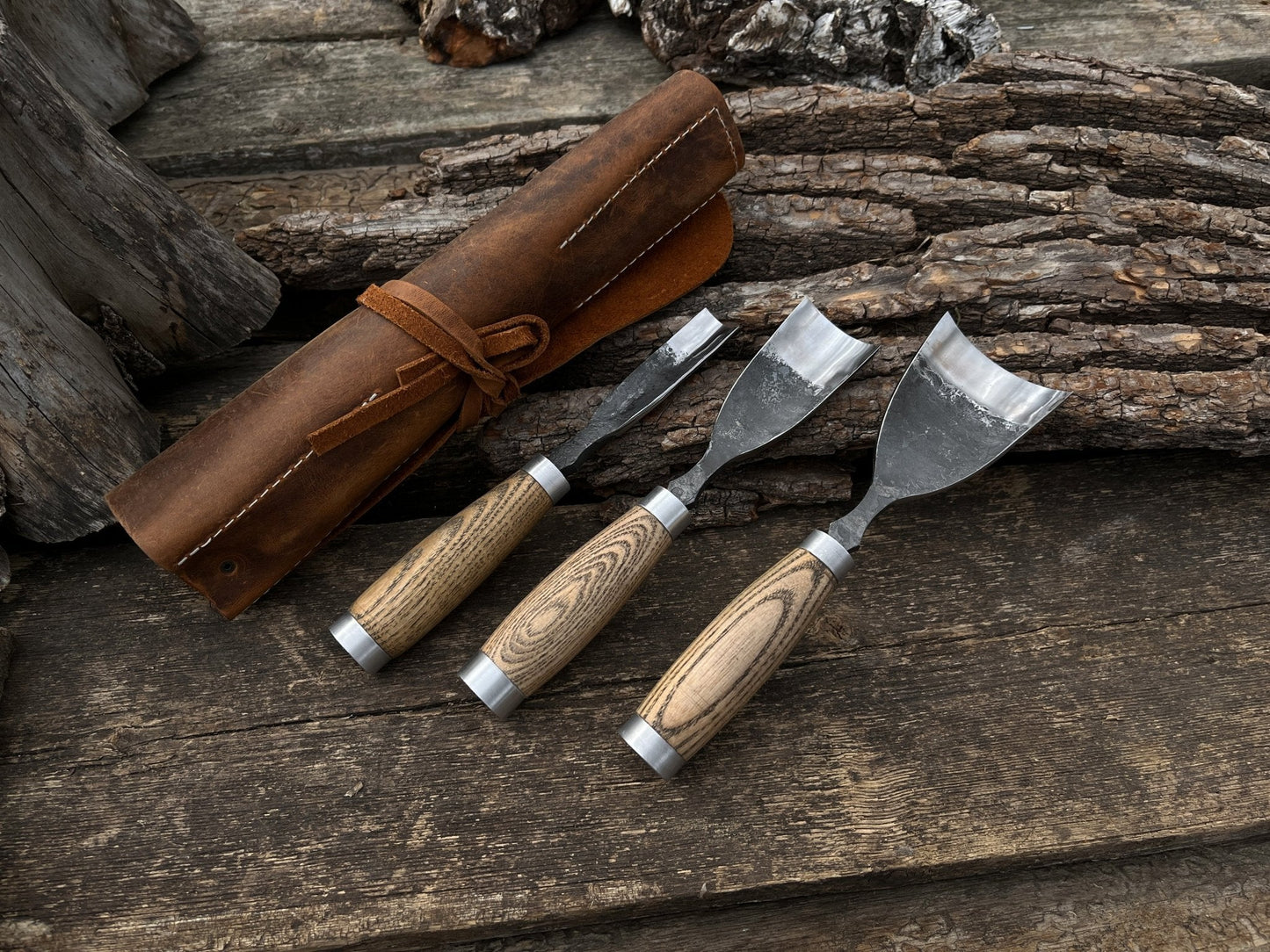 3-Piece Straight Rounded Chisel Set