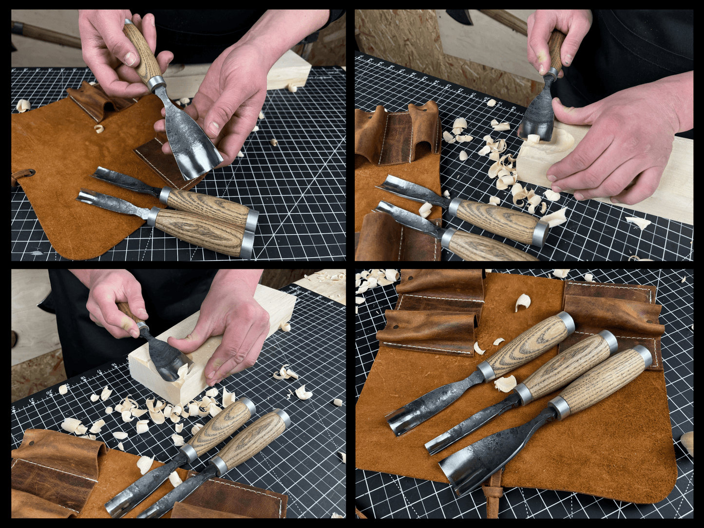 3-Piece Straight Rounded Chisel Set