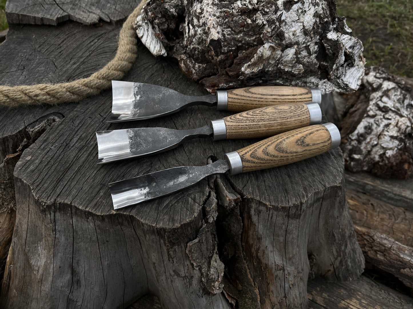 3-Piece Straight Rounded Chisel Set