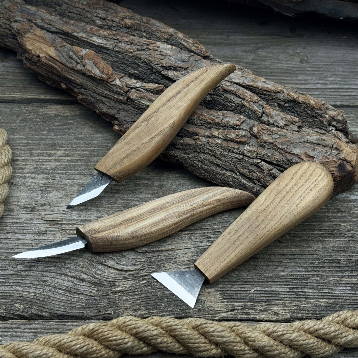 3-Piece Wood Carving Knife Set
