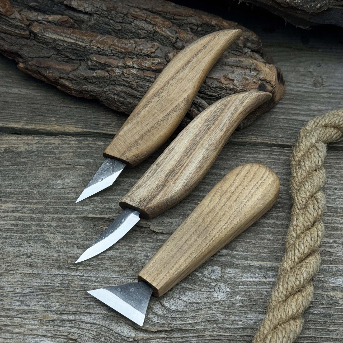 3-Piece Wood Carving Knife Set