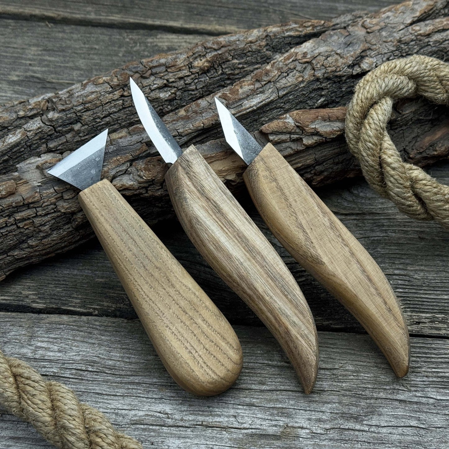 3-Piece Wood Carving Knife Set