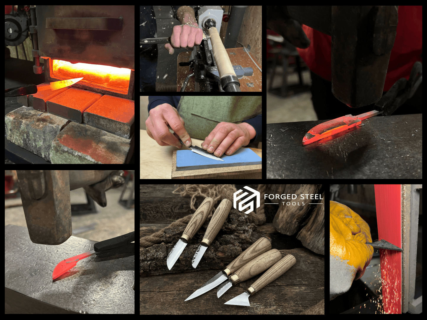 5-Piece Wood Carving Knife Set