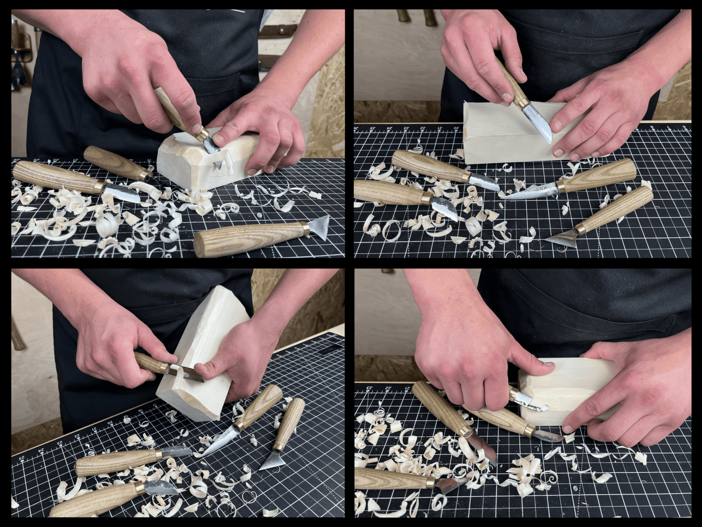 5-Piece Wood Carving Knife Set