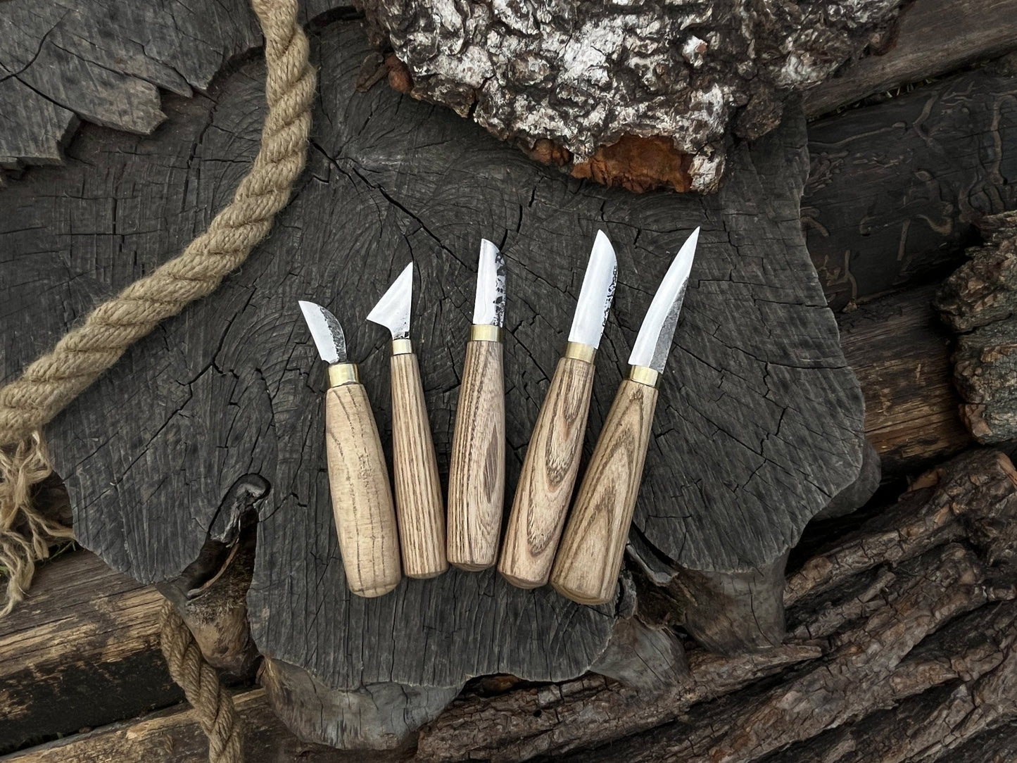 5-Piece Wood Carving Knife Set