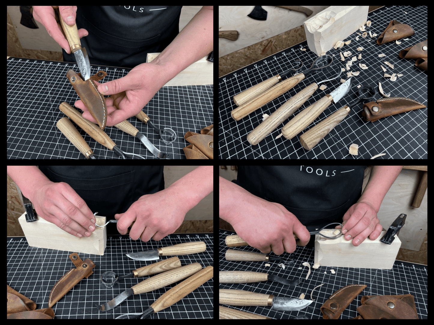 5-Piece Wood Carving Tool Set