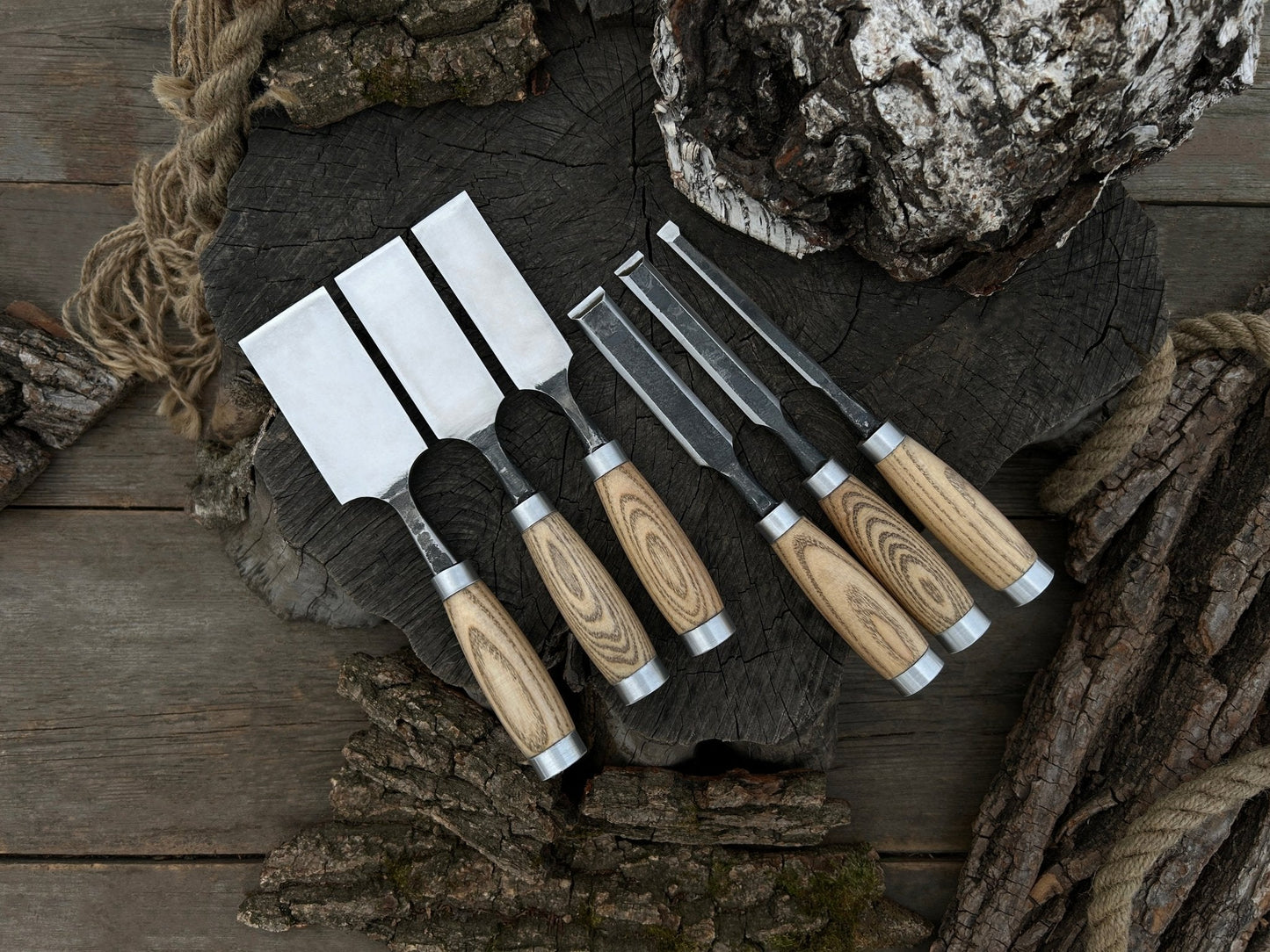 6-Piece Wood Carving Chisel Set