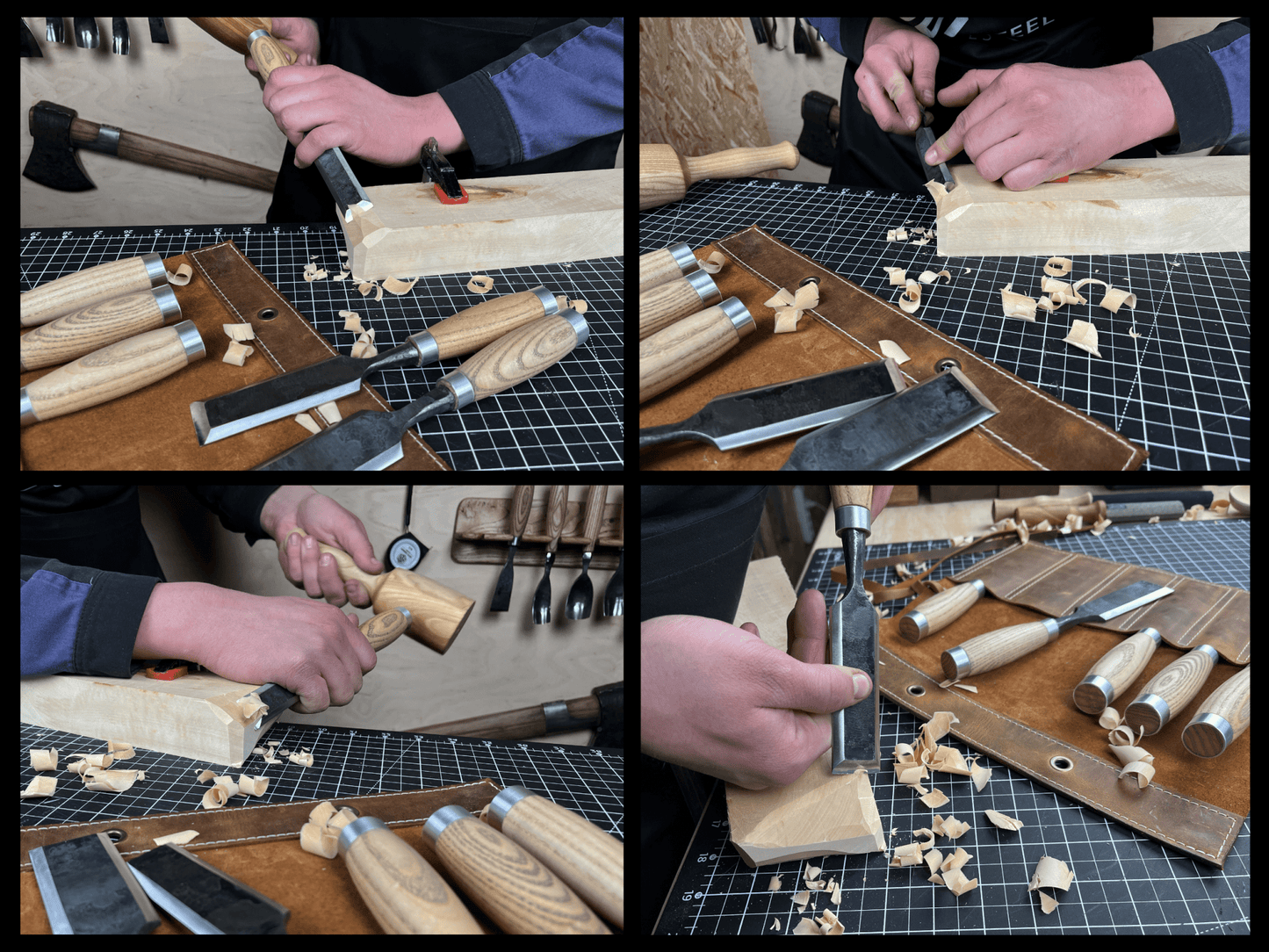 6-Piece Wood Carving Chisel Set