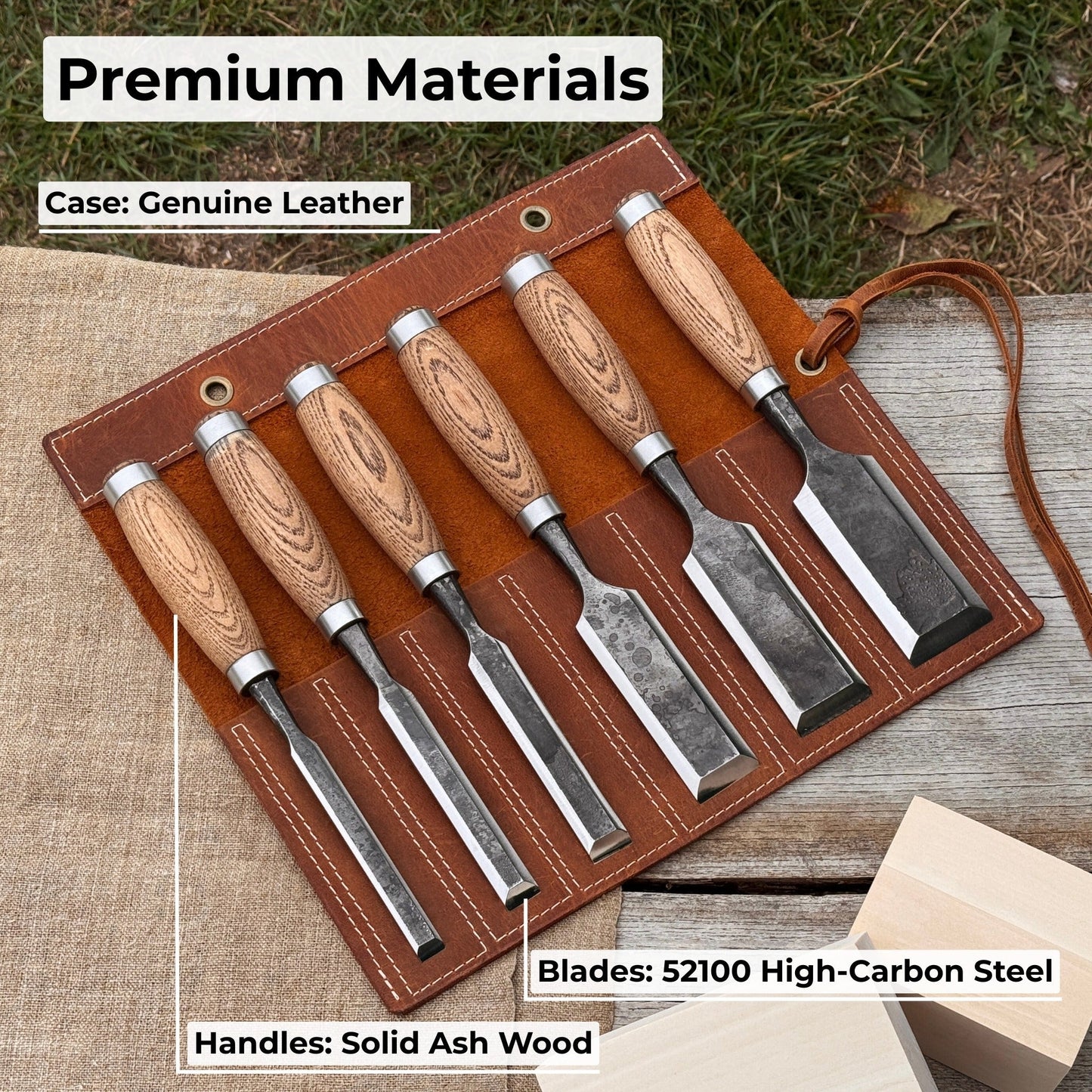 6-Piece Wood Carving Chisel Set