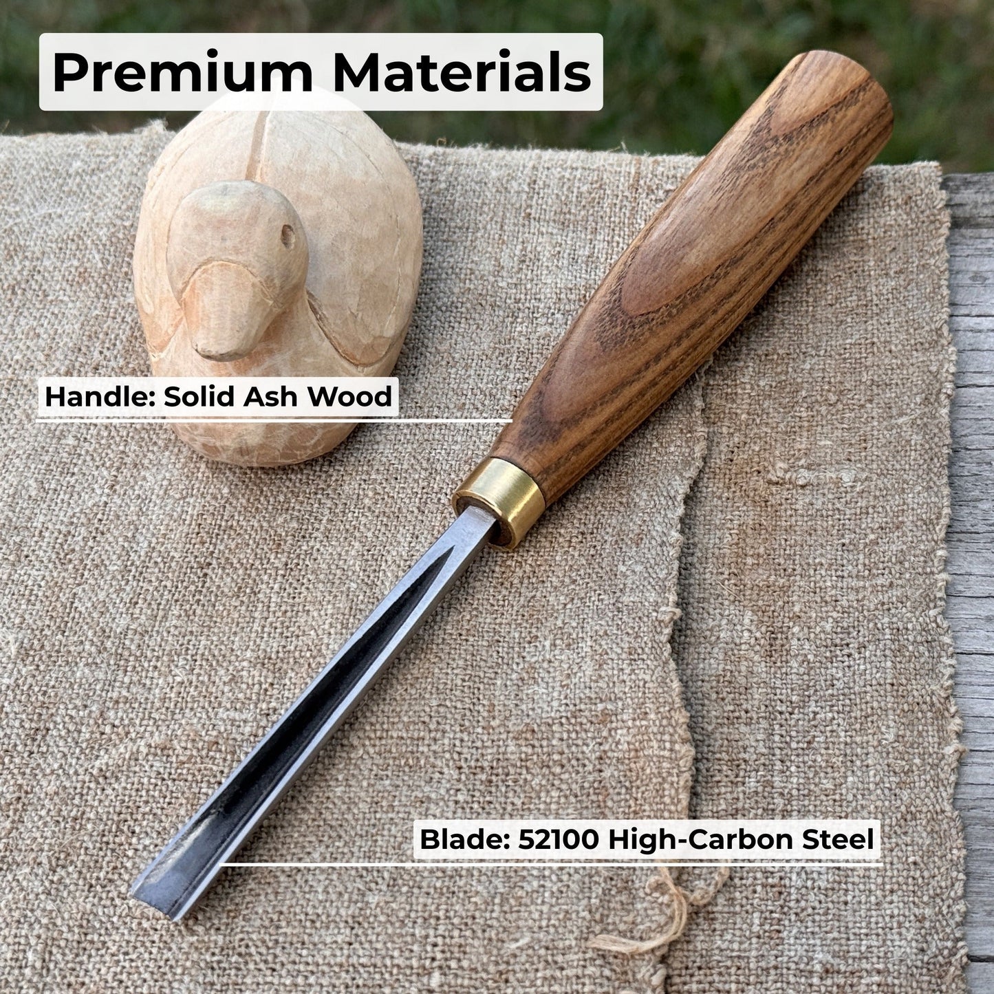 V-Parting Chisel 60 Degree, blade 6 mm (0.24 inches)