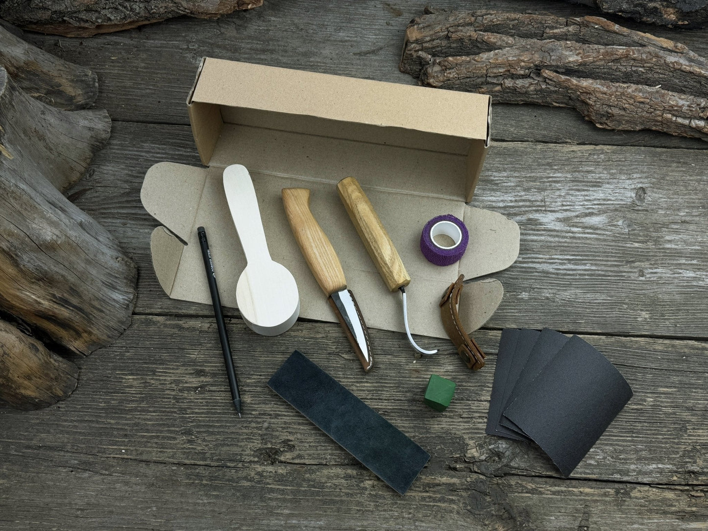 Complete Spoon Carving Kit for Beginners