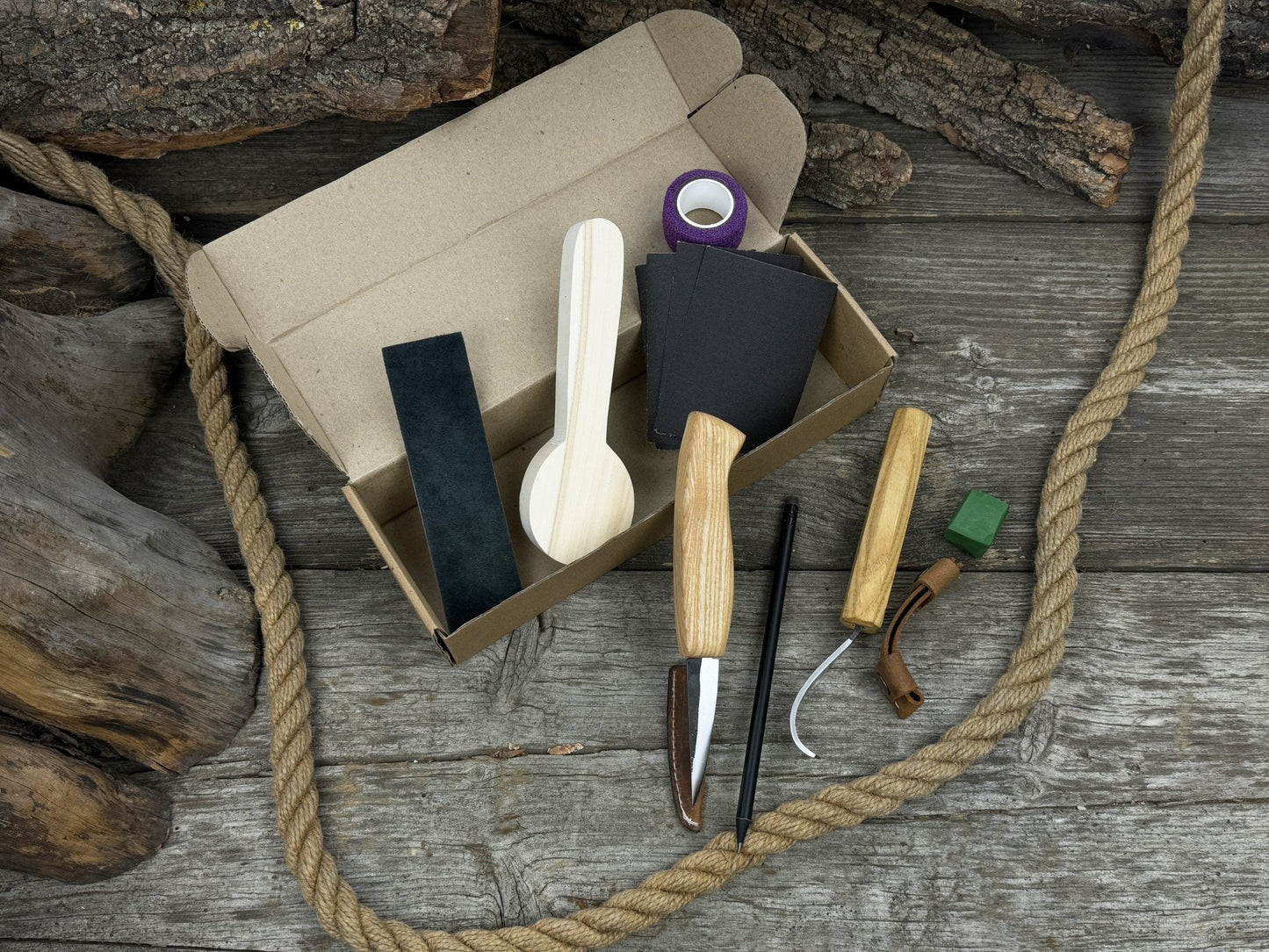Complete Spoon Carving Kit for Beginners