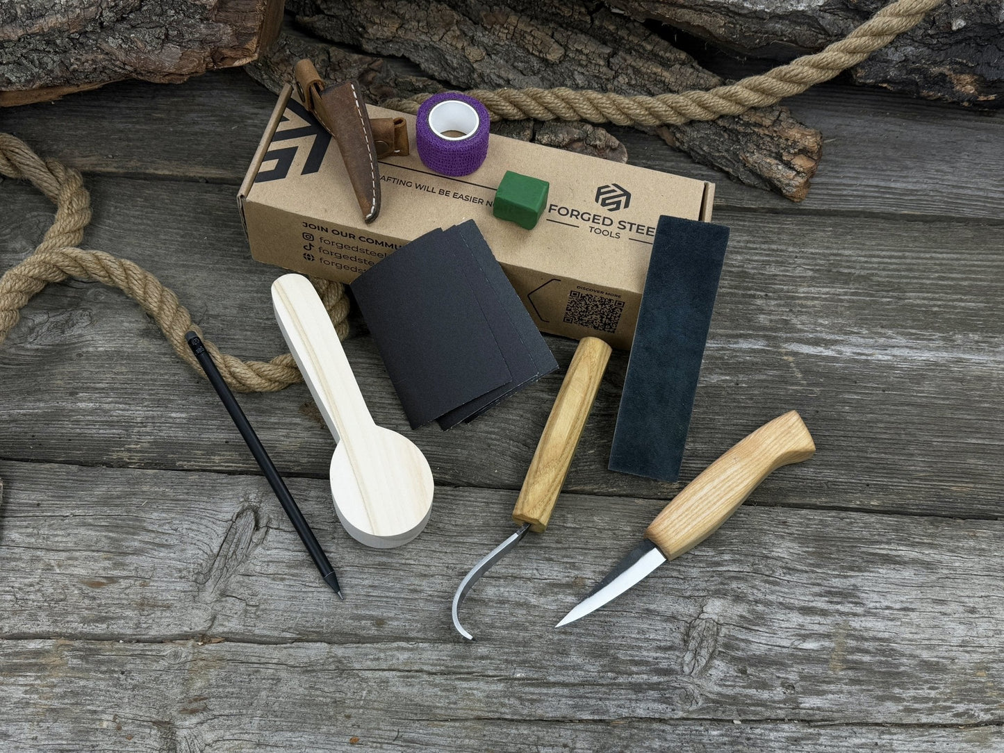 Complete Spoon Carving Kit for Beginners
