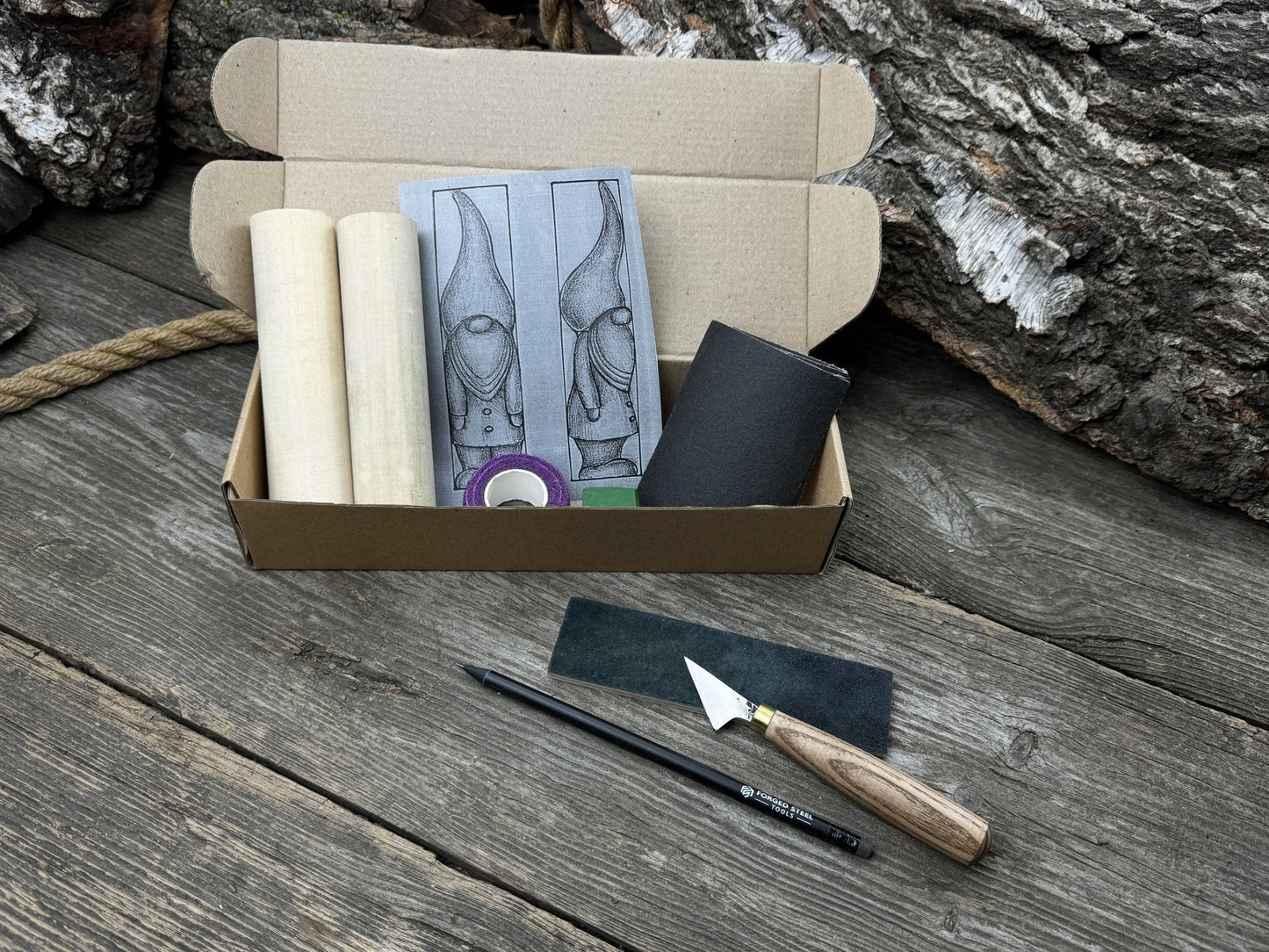 Gnome Carving Kit - Ideal for Beginners, Adults, Teens & Kids