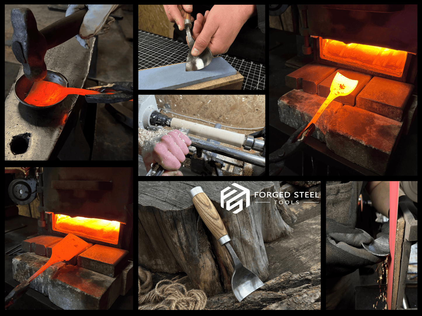Spoon Bent Gouge, 20 - 45 mm (0.8 - 1.8 inches)