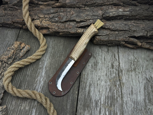 Mushroom Knife with Brush For Harvesting, 7.5 cm (2.95 inches)
