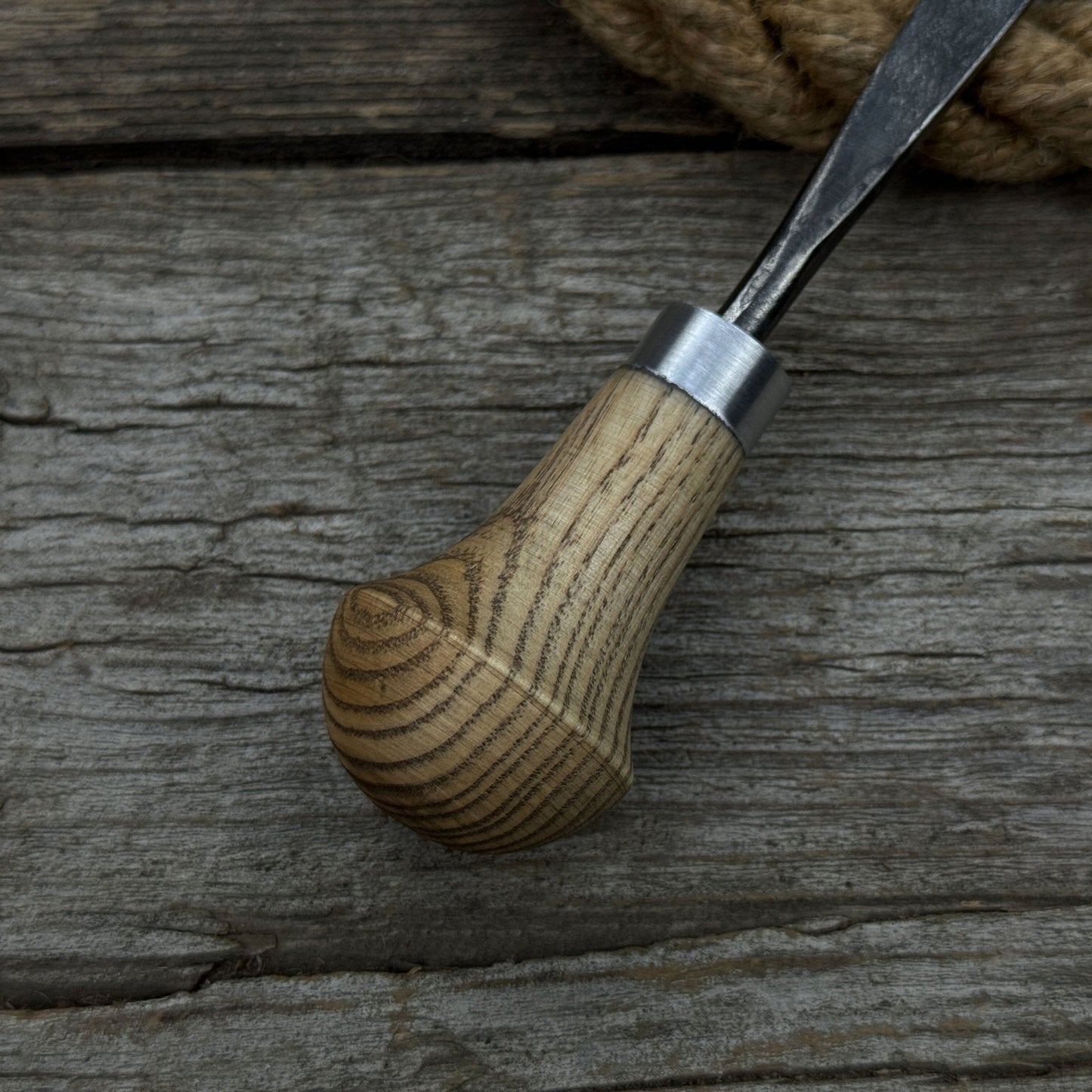 Straight Carving Gouge with Palm Handle – 12 mm (0.47 inches)