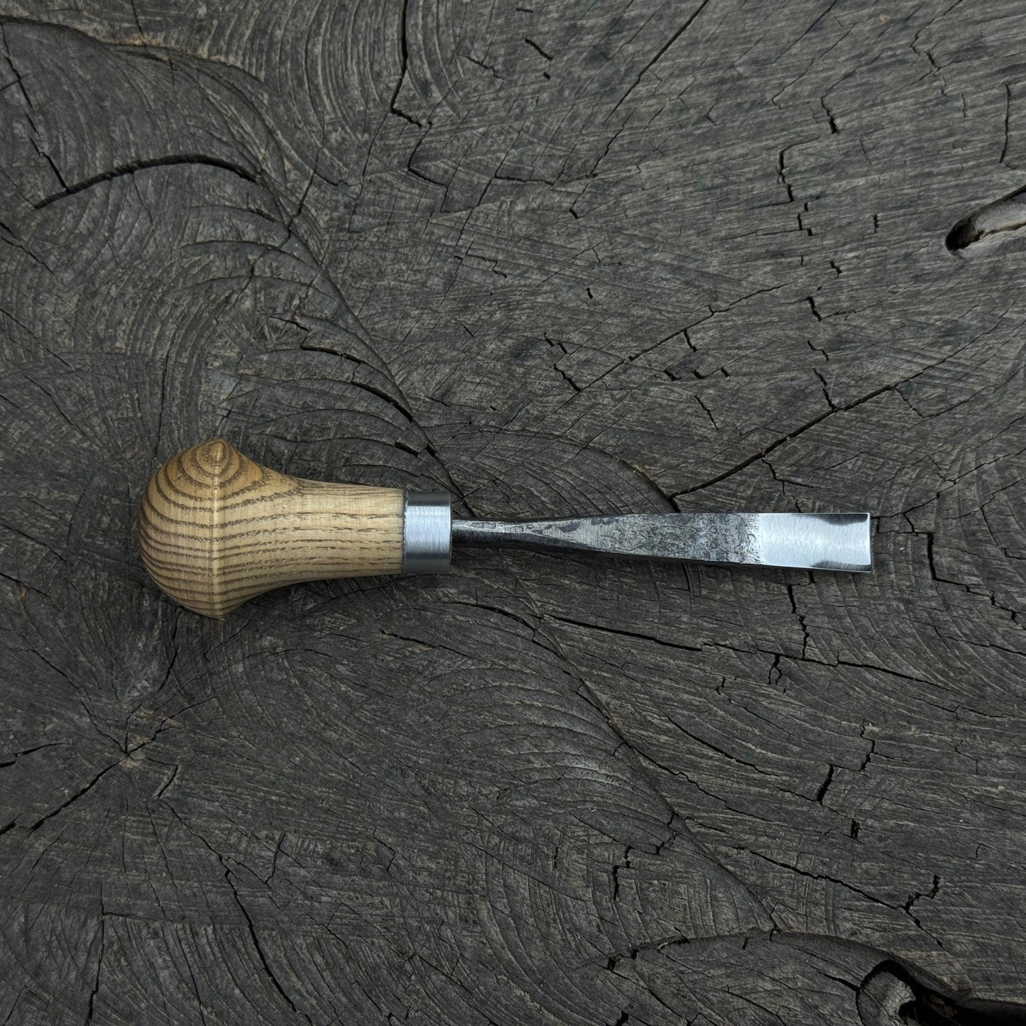 Straight Carving Gouge with Palm Handle – 12 mm (0.47 inches)