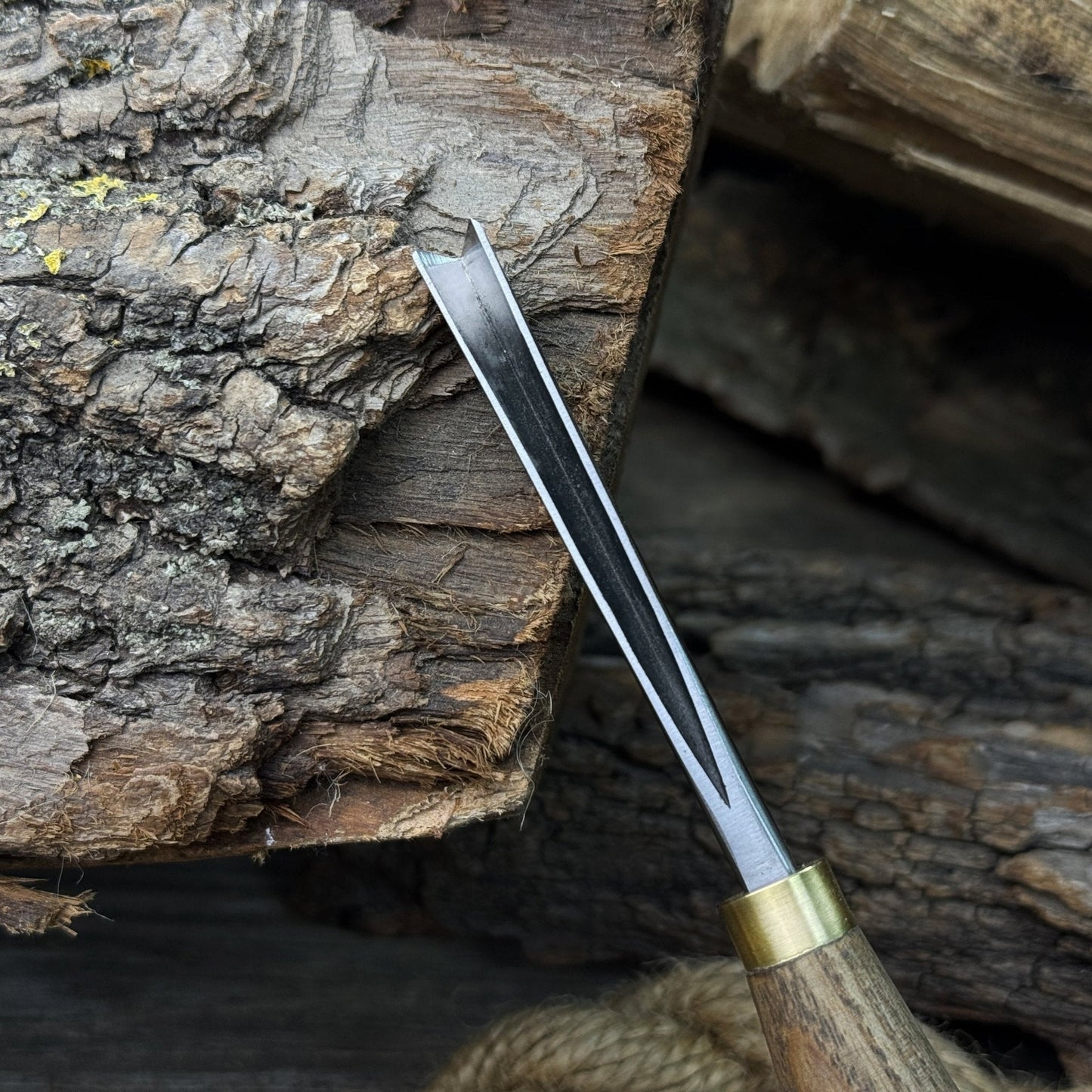 V-Parting Chisel 60 Degree, blade 6 mm (0.24 inches)