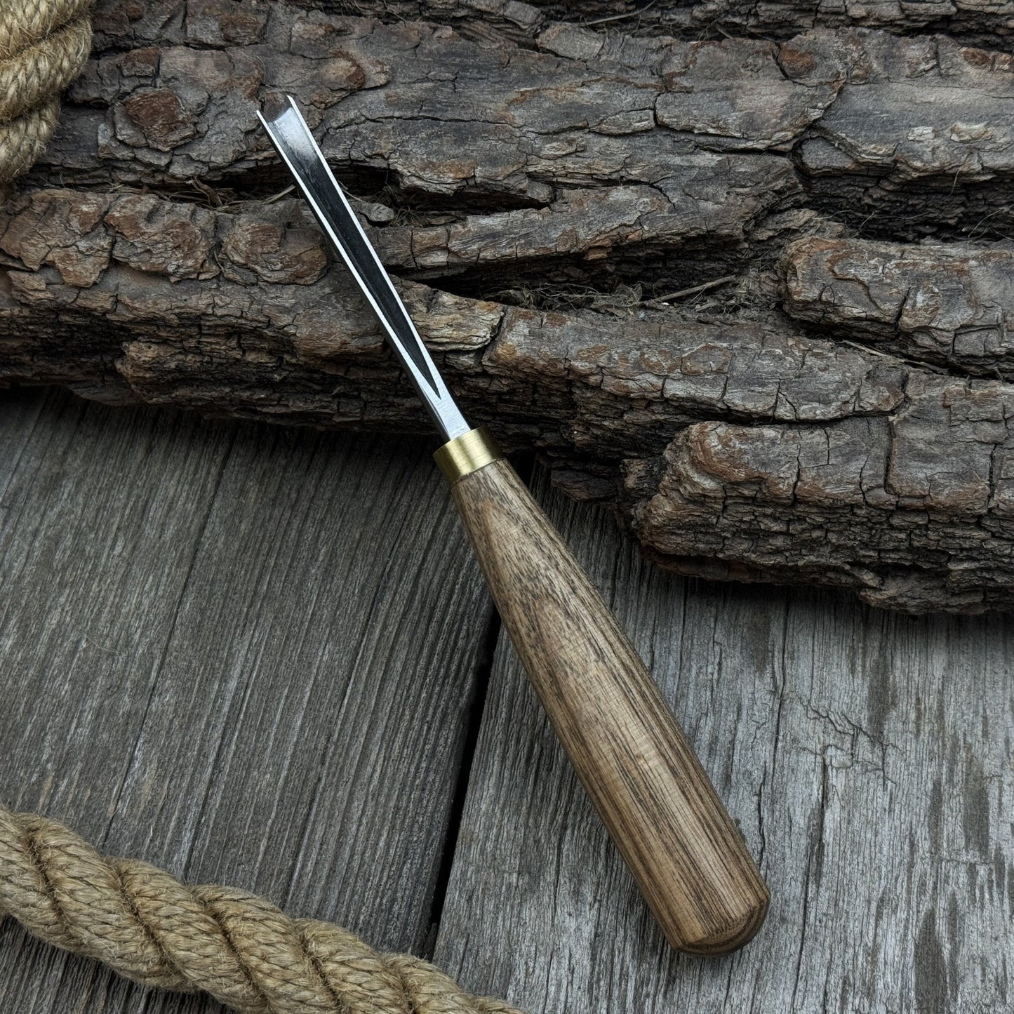 V-Parting Chisel 60 Degree, blade 6 mm (0.24 inches)