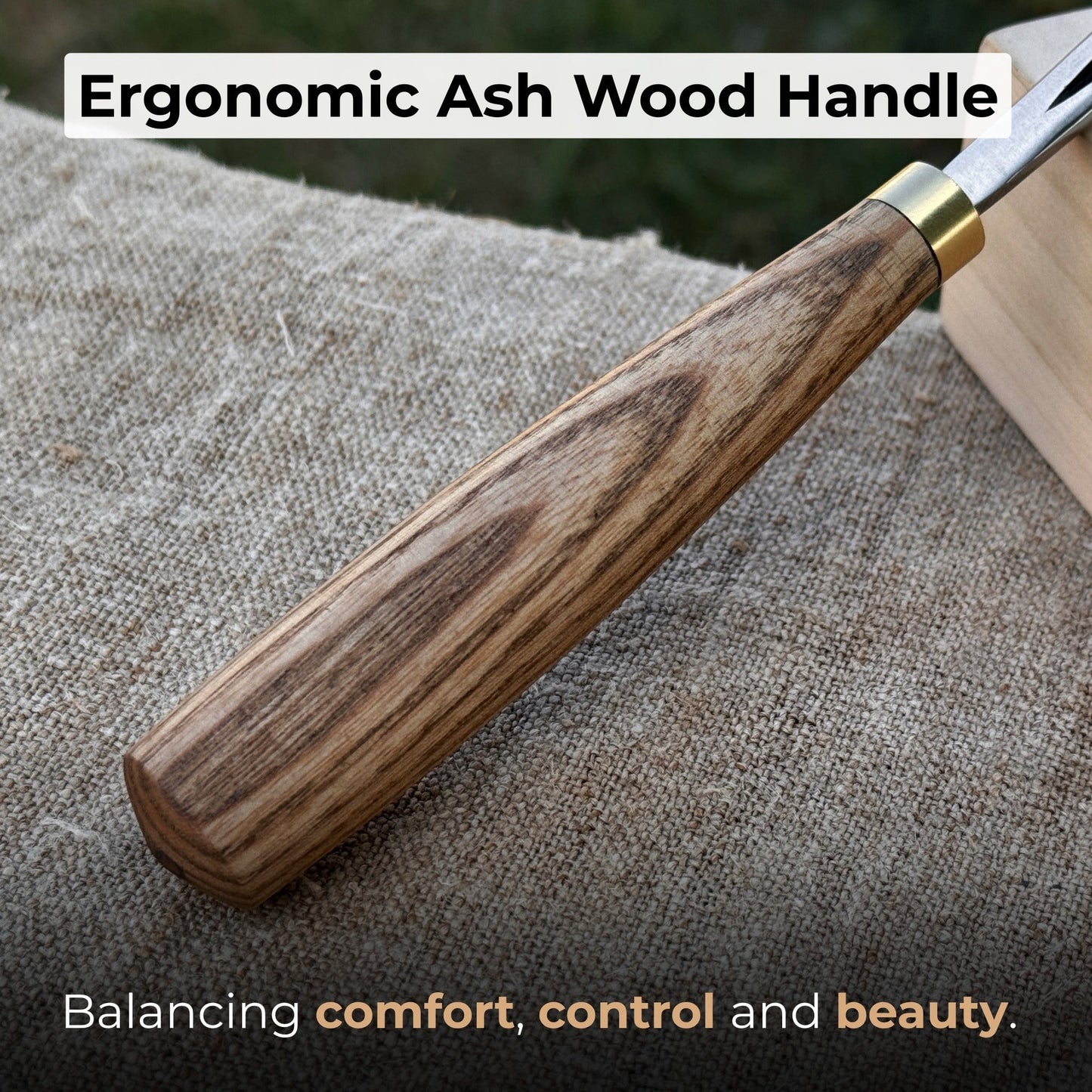 V-Parting Chisel 60 Degree, Blade 8 mm (0.31 inches)