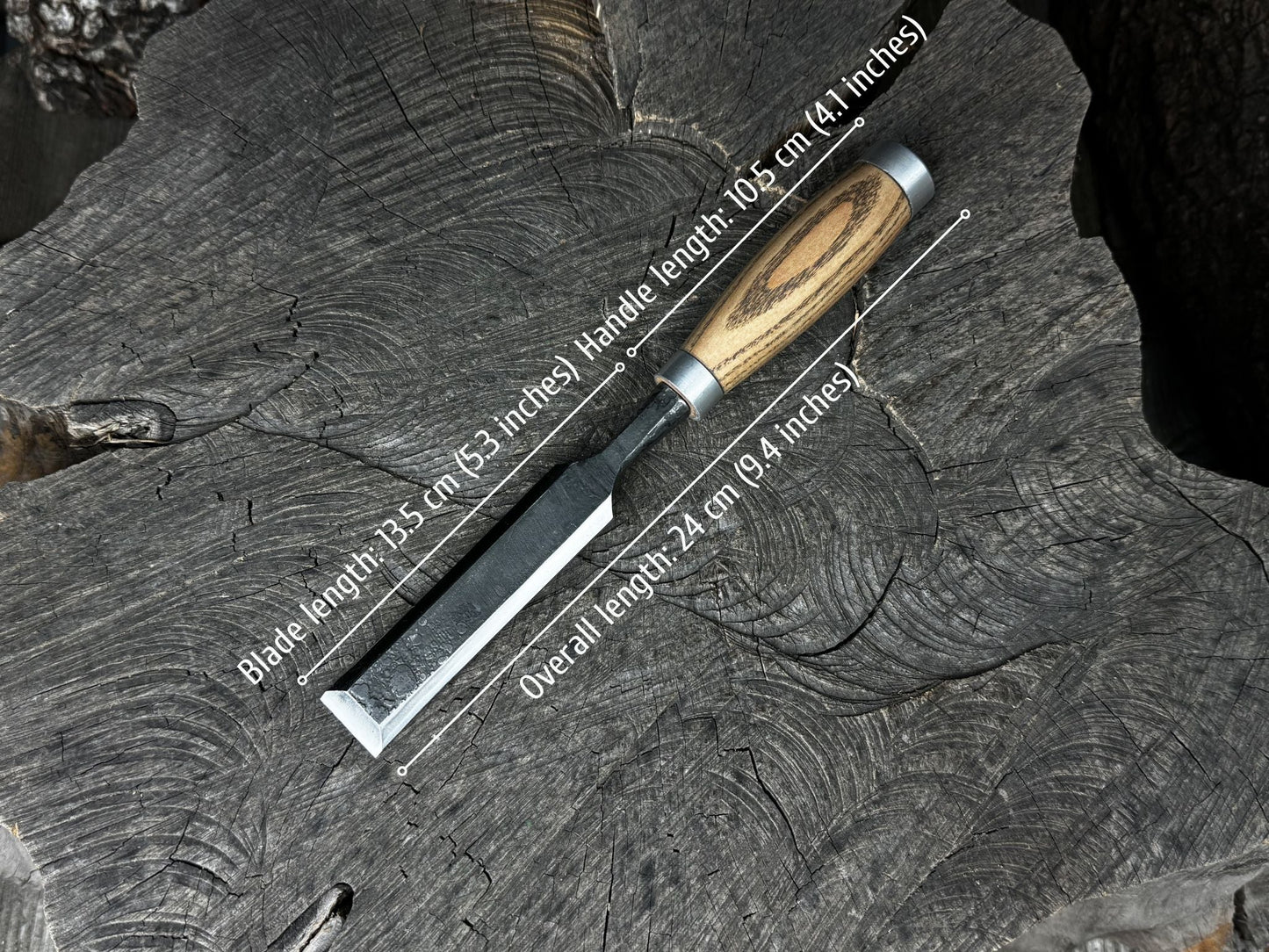Wood Carving Chisel, 10 - 50 mm (0.39 - 1.97 inches)