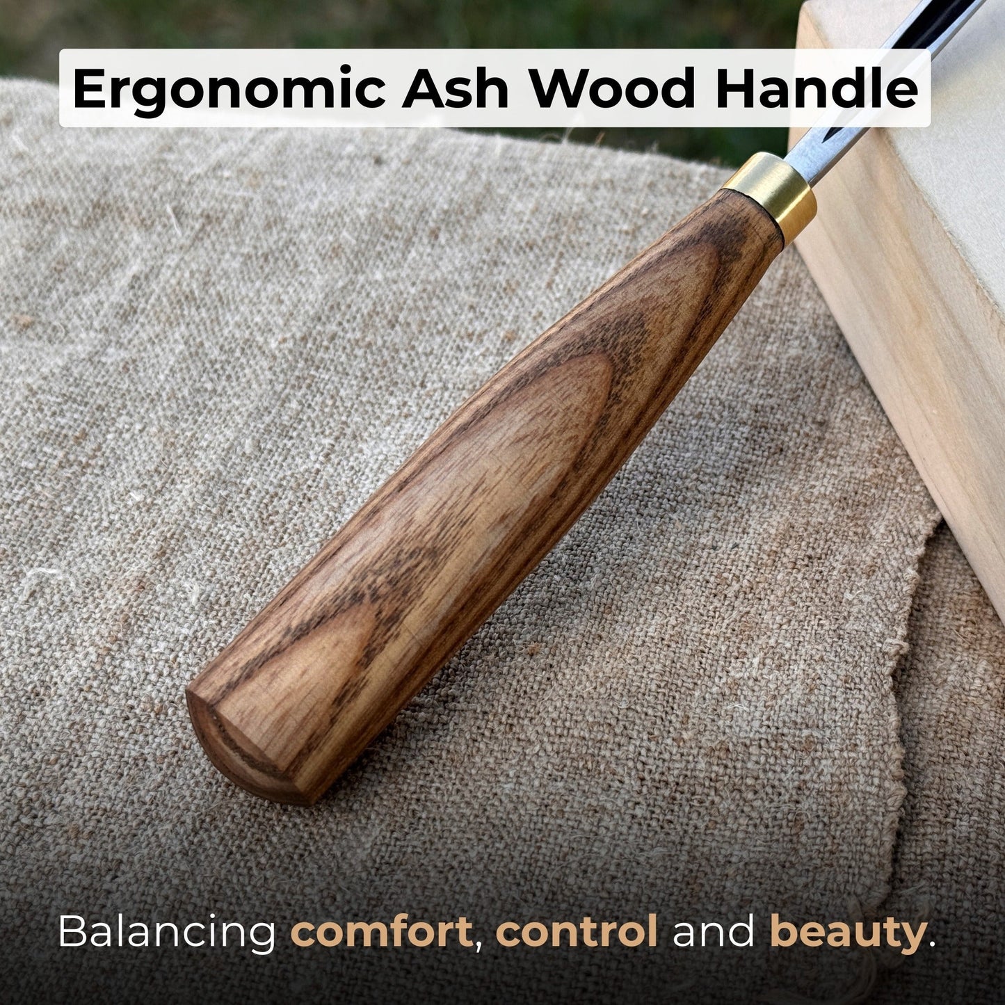 V-Parting Chisel 60 Degree, blade 6 mm (0.24 inches)