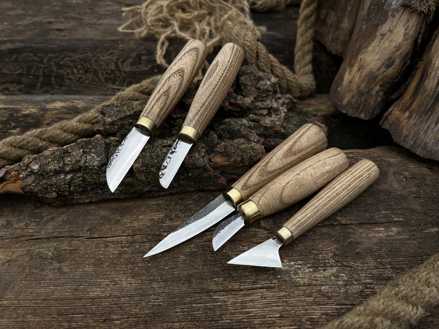 5-Piece Wood Carving Knife Set