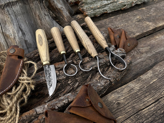 5-Piece Wood Carving Tool Set