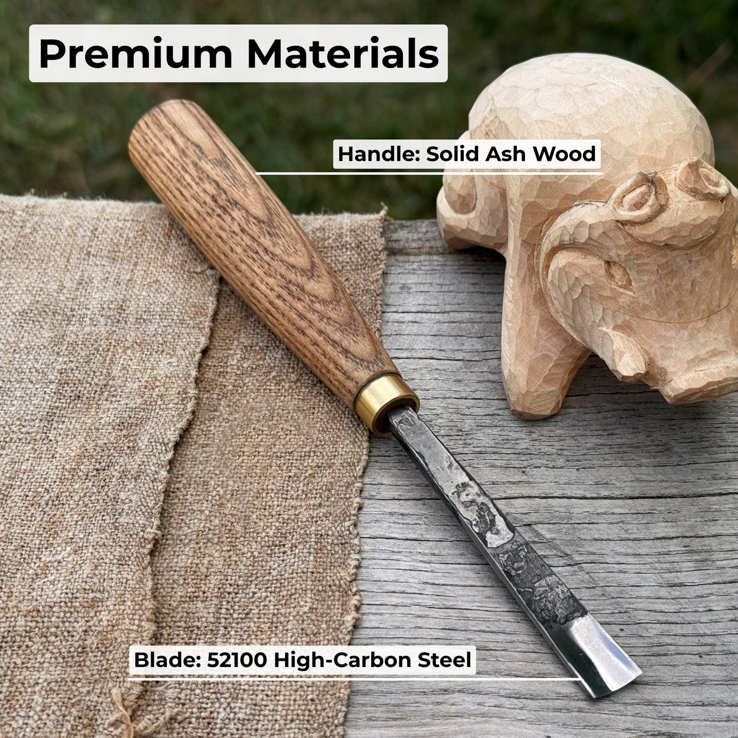 Straight Carving Gouge – 12 mm (0.47 inches)