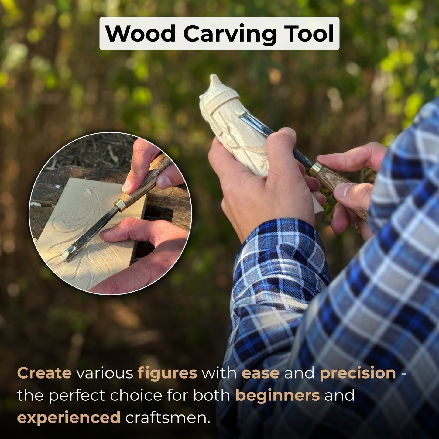 Straight Carving Gouge – 12 mm (0.47 inches)