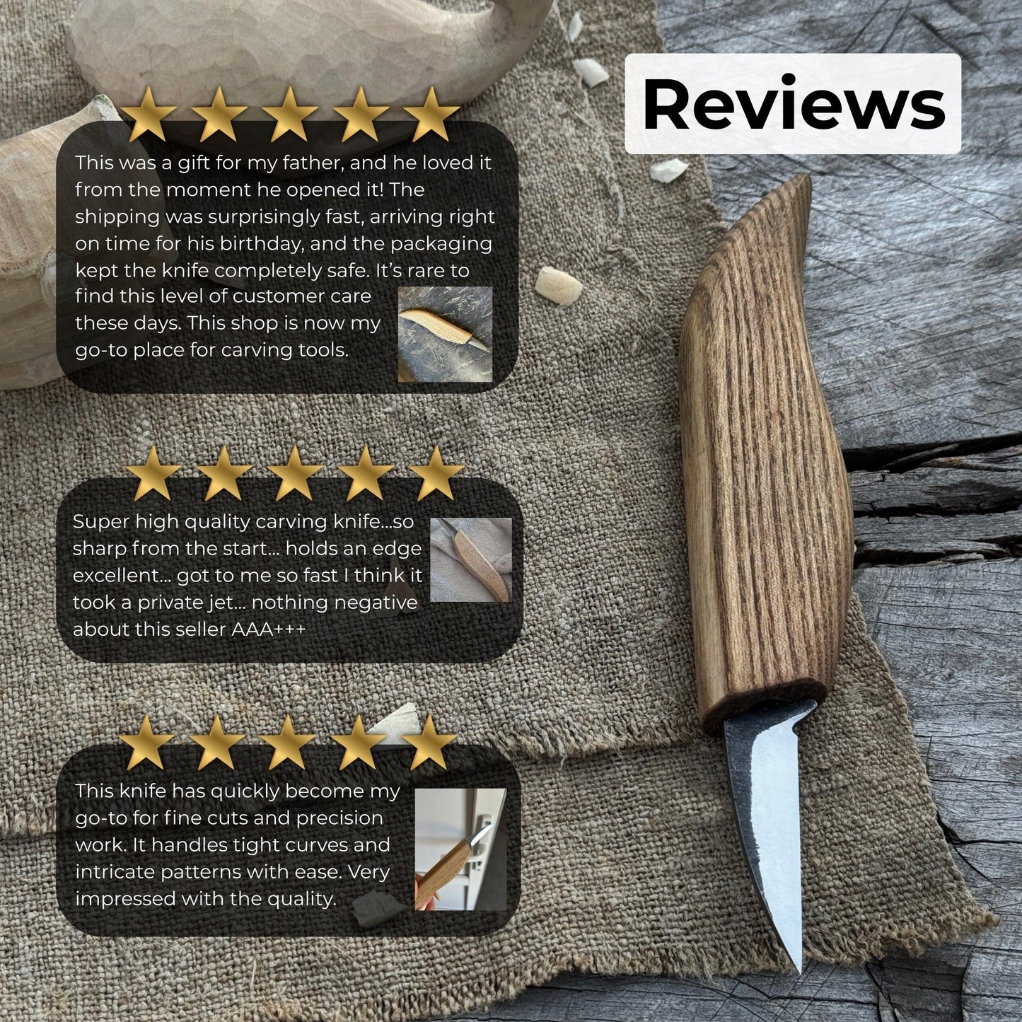 Detail Knife for Wood Carving, 4 cm (1.57 inches)