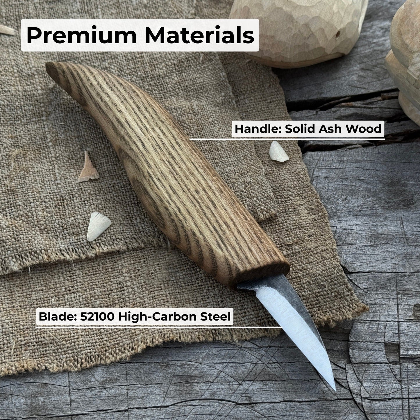 Detail Knife for Wood Carving, 4 cm (1.57 inches)