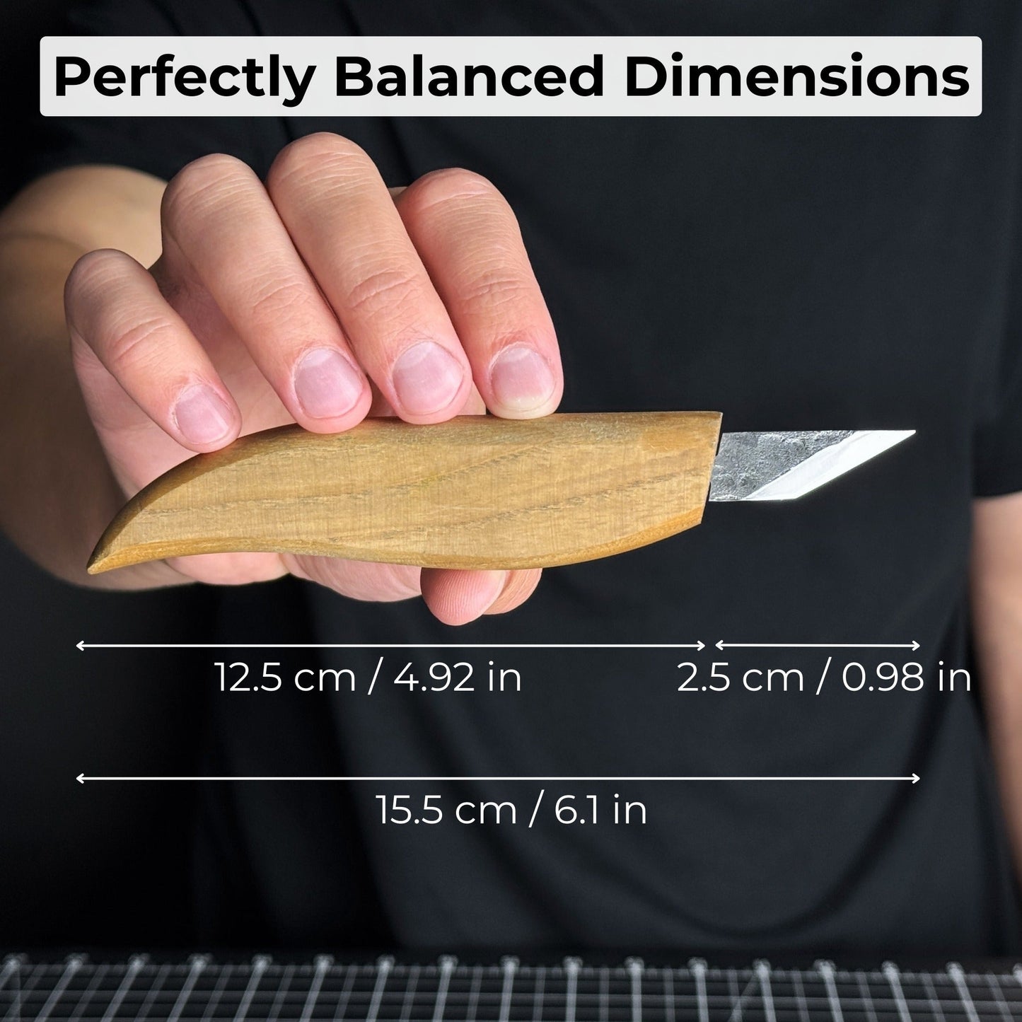 Detail Wood Carving Knife, 2.5 cm (1 inch)