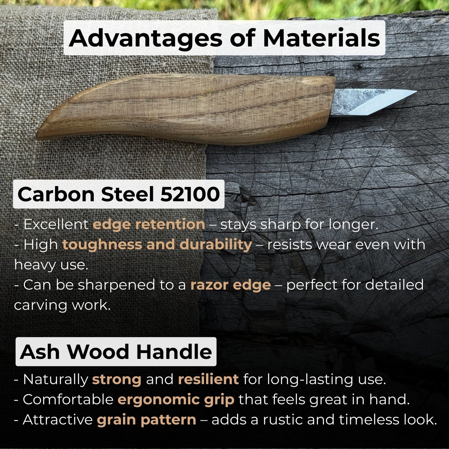 Detail Wood Carving Knife, 2.5 cm (1 inch)