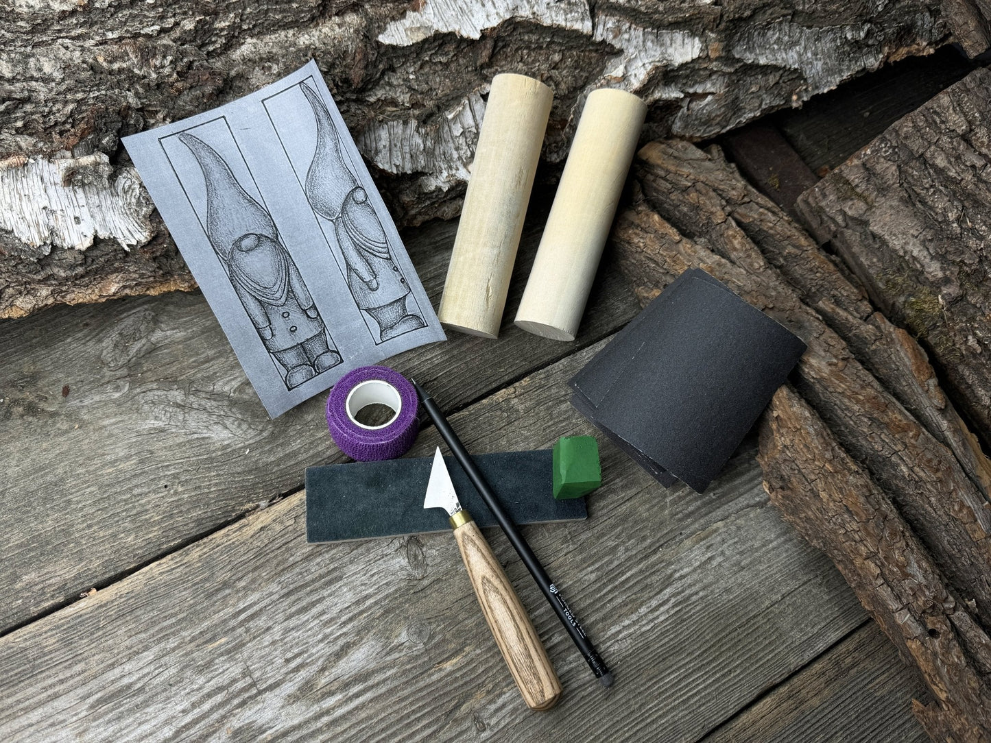 Gnome Carving Kit - Ideal for Beginners, Adults, Teens & Kids