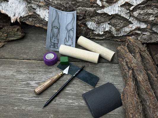Gnome Carving Kit - Ideal for Beginners, Adults, Teens & Kids