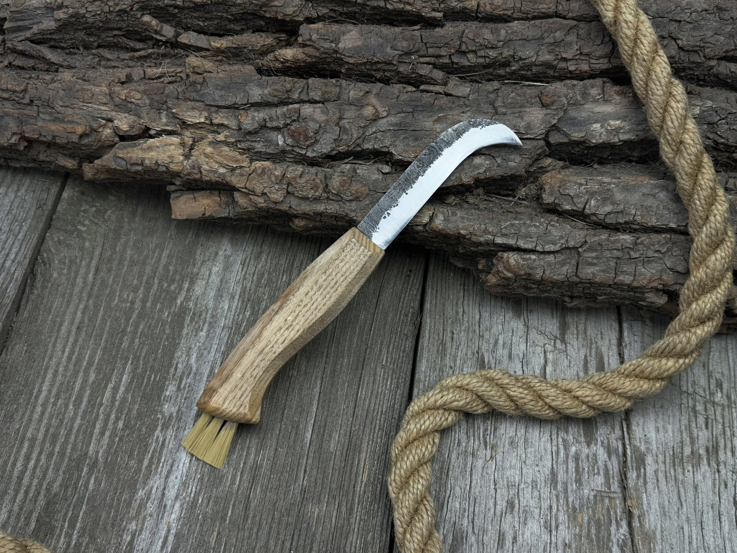 Mushroom Knife with Brush For Harvesting, 7.5 cm (2.95 inches)