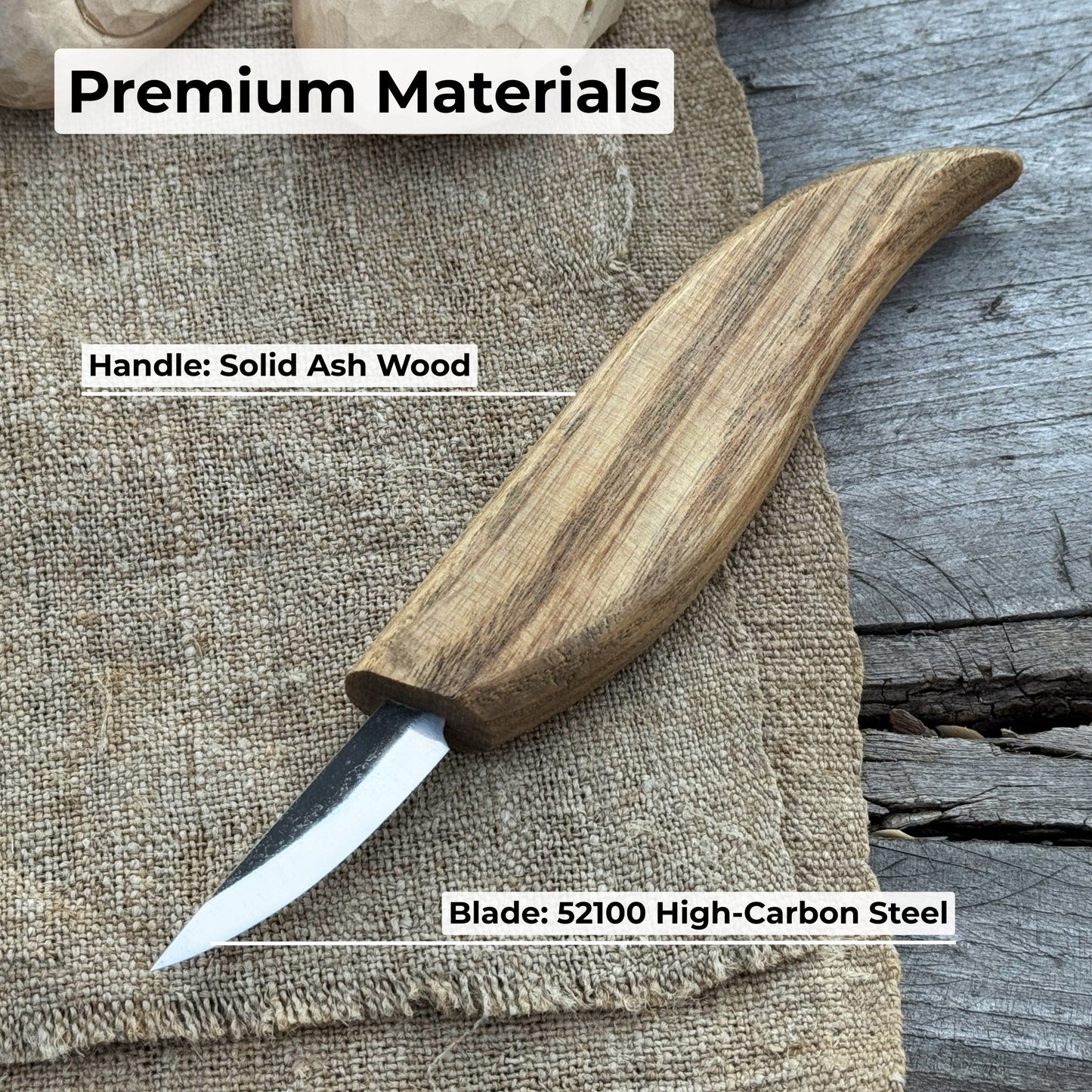 Whittling Knife for Wood Carving, 4.5 cm (1.77 inches)