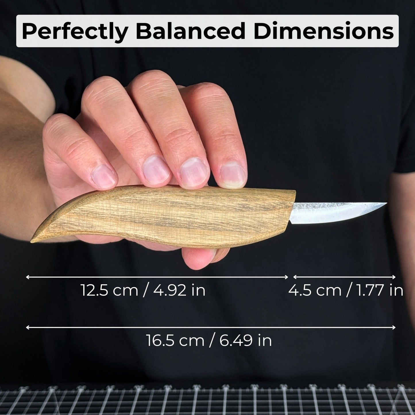Whittling Knife for Wood Carving, 4.5 cm (1.77 inches)