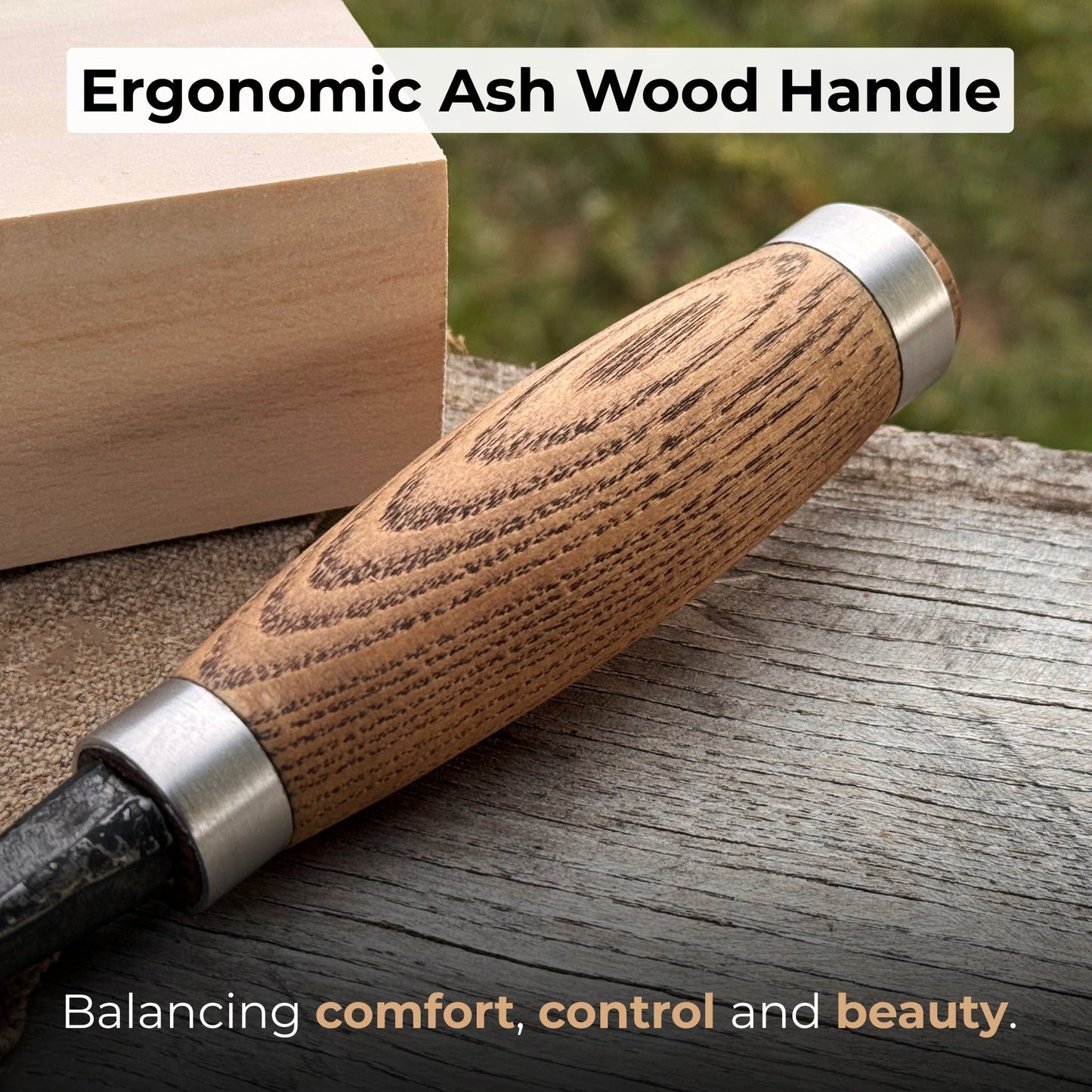 Wood Carving Chisel, 10 - 50 mm (0.39 - 1.97 inches)