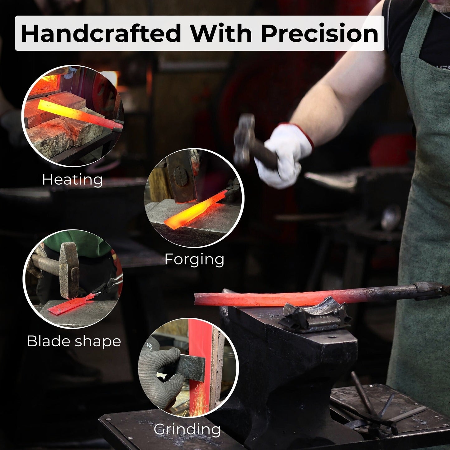 Wood Carving Chisel, 10 - 50 mm (0.39 - 1.97 inches)